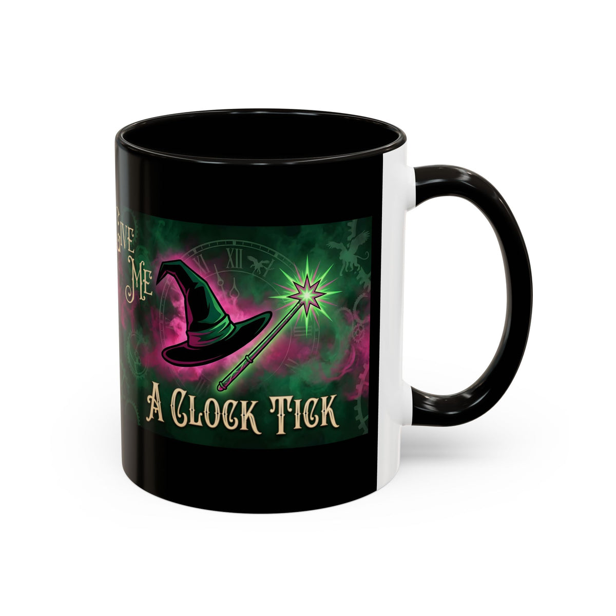Funny Wicked Witch Mug, Give Me a Clock Tick Wicked Cup, Witchy Coffee Mug, Good vs Bad Humor Mug, Bestie Gift Tea Cup