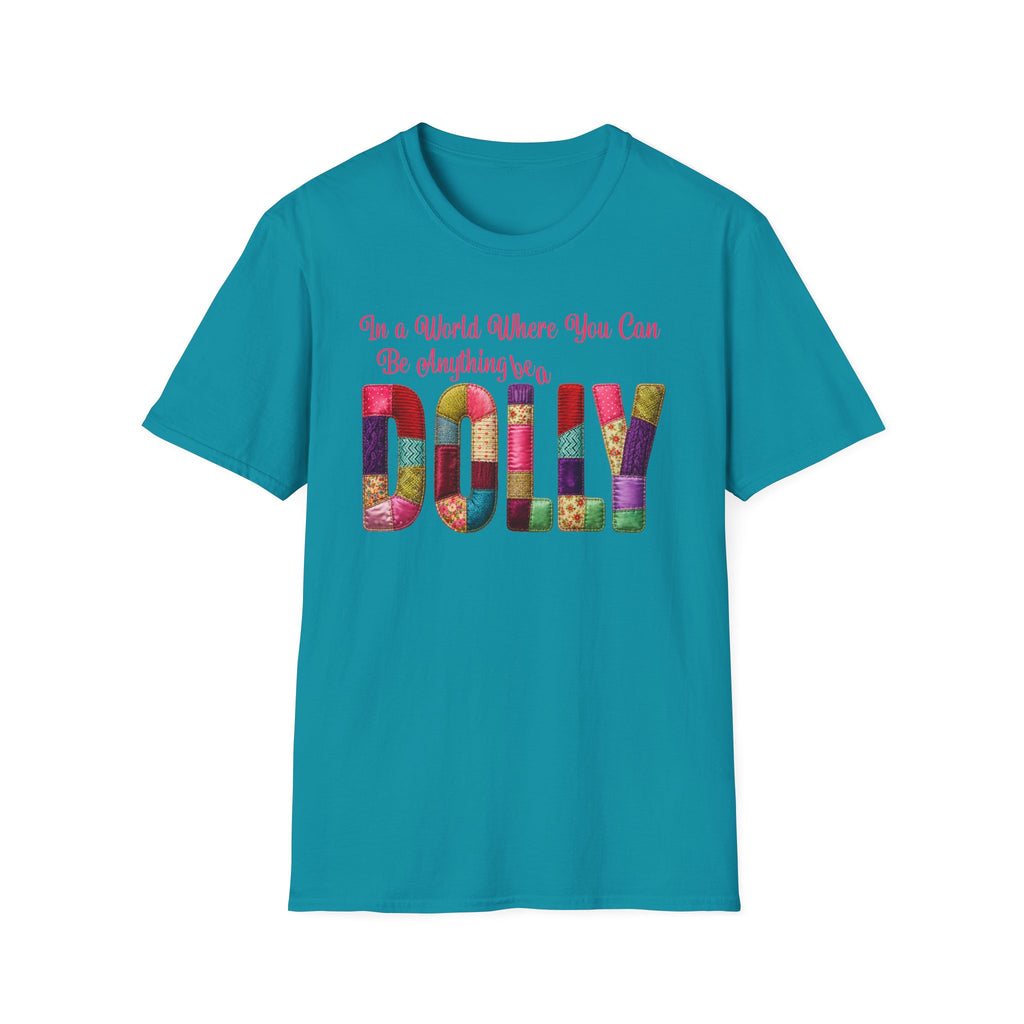 Dolly Tribute Shirt, Coat of Many Colors, Faux Quilt, Patchwork Aesthetic, Remember Dolly T-Shirt