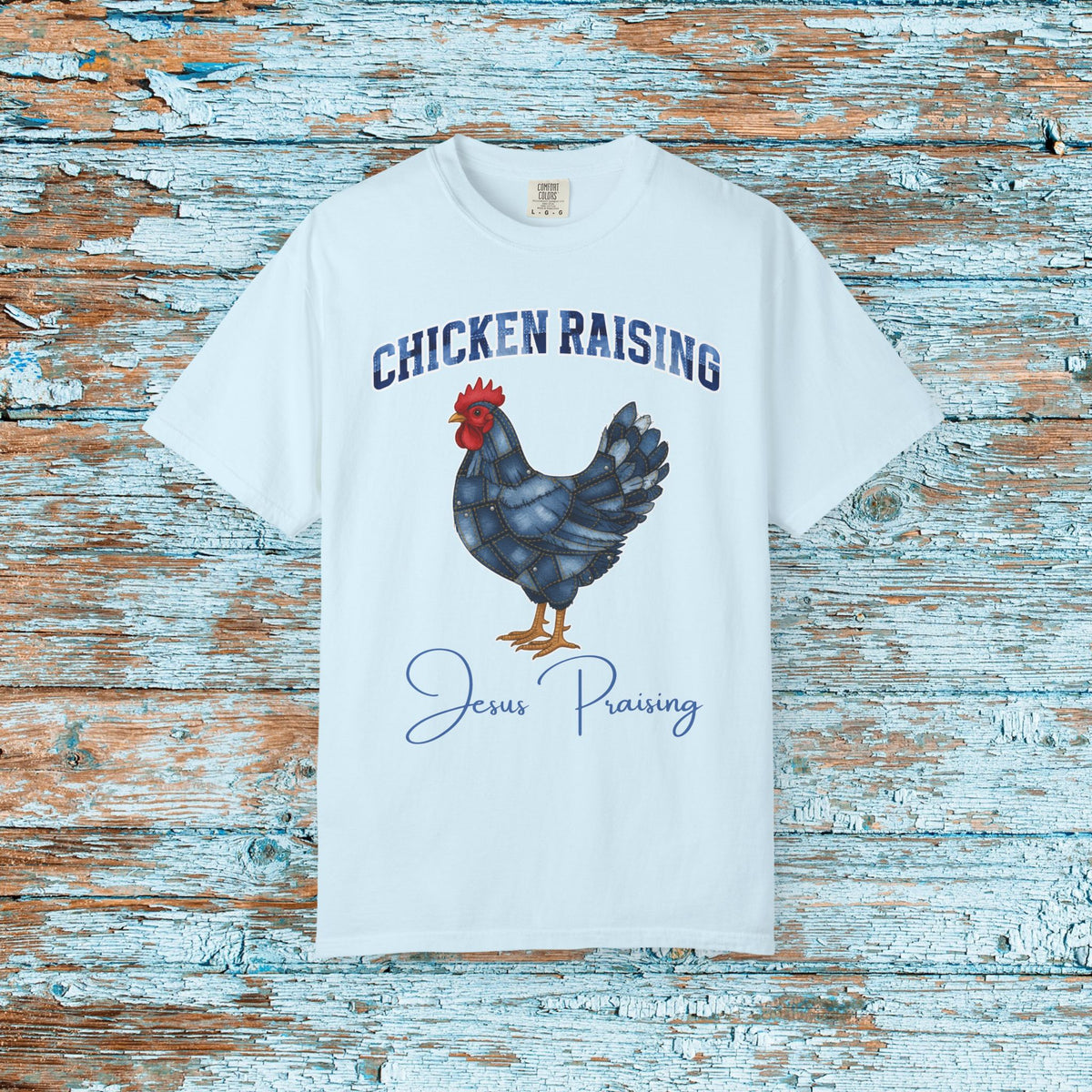 Comfort Colors Chicken Shirt, Cute Christian Shirt For Women,Jesus Shirt,Christian Gift, Christian Christmas Shirt,Love and Grace Shirt