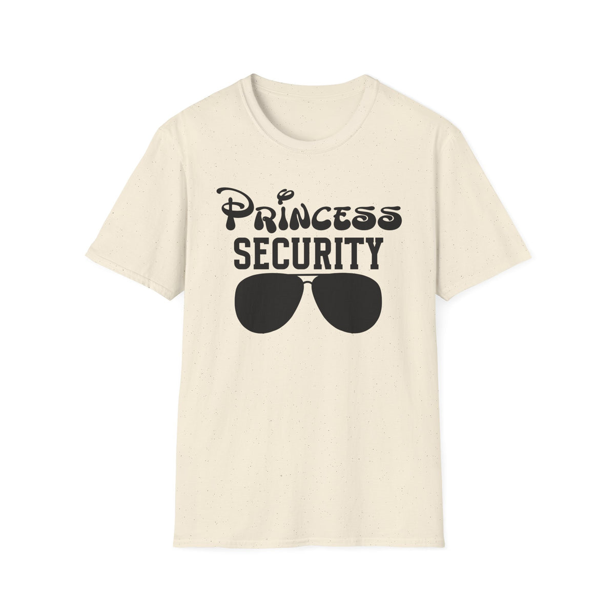 Princess Security T-Shirt | Funny Sunglasses Design | Family Matching Theme Park Disney Tee