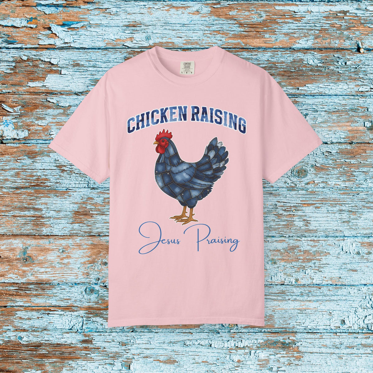 Comfort Colors Chicken Shirt, Cute Christian Shirt For Women,Jesus Shirt,Christian Gift, Christian Christmas Shirt,Love and Grace Shirt