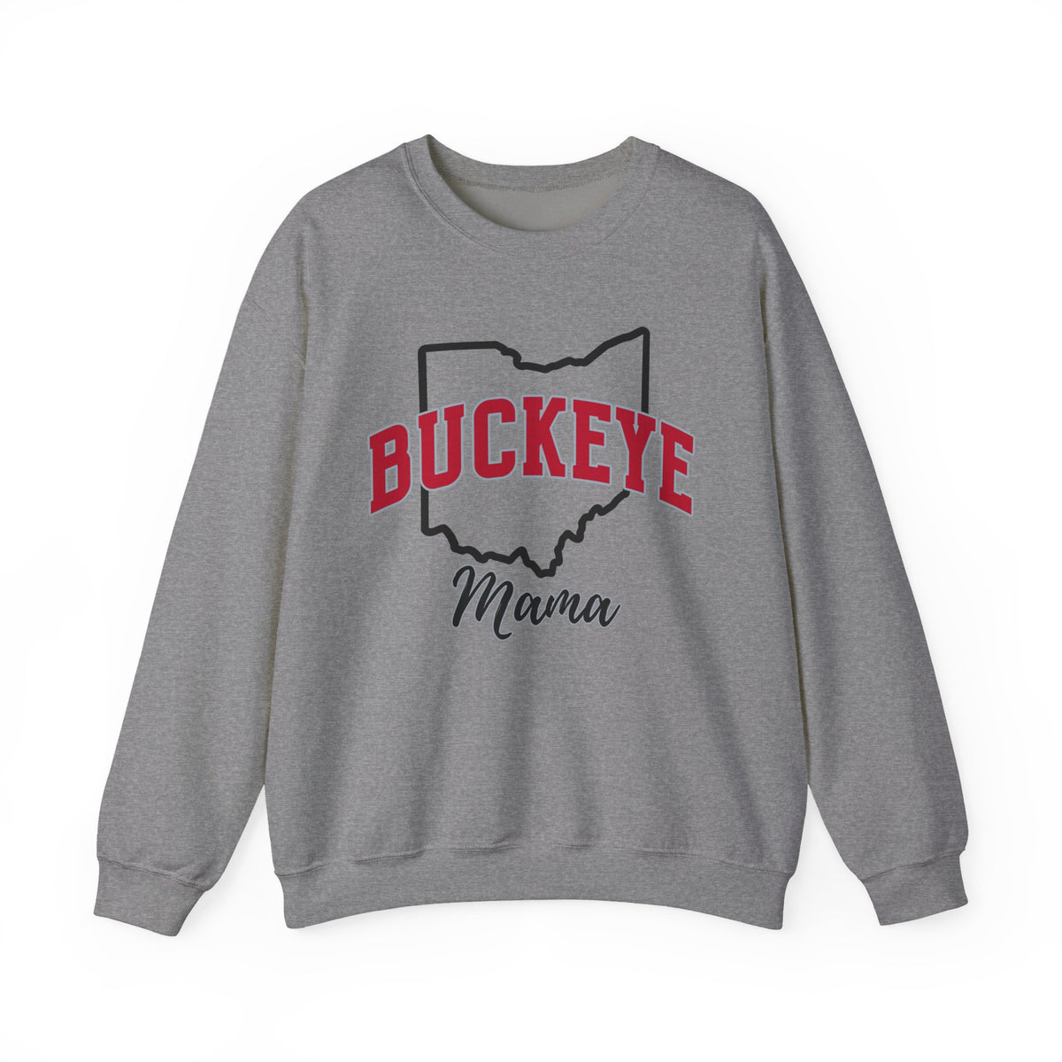 Custom Ohio Mama, Ohio Pride, Buckeye University School Sweater, Fun Mom Shirt, Freshman Mom Gift, Unisex Crewneck Sweatshirt