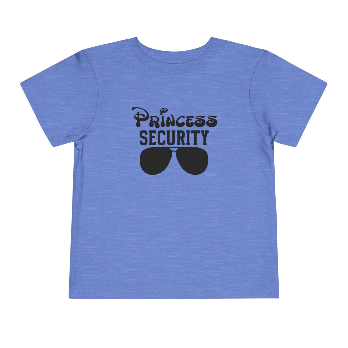 Princess Security Toddler Tee | Funny Family Matching Theme Park Disney Shirt | Sunglasses Badge Design