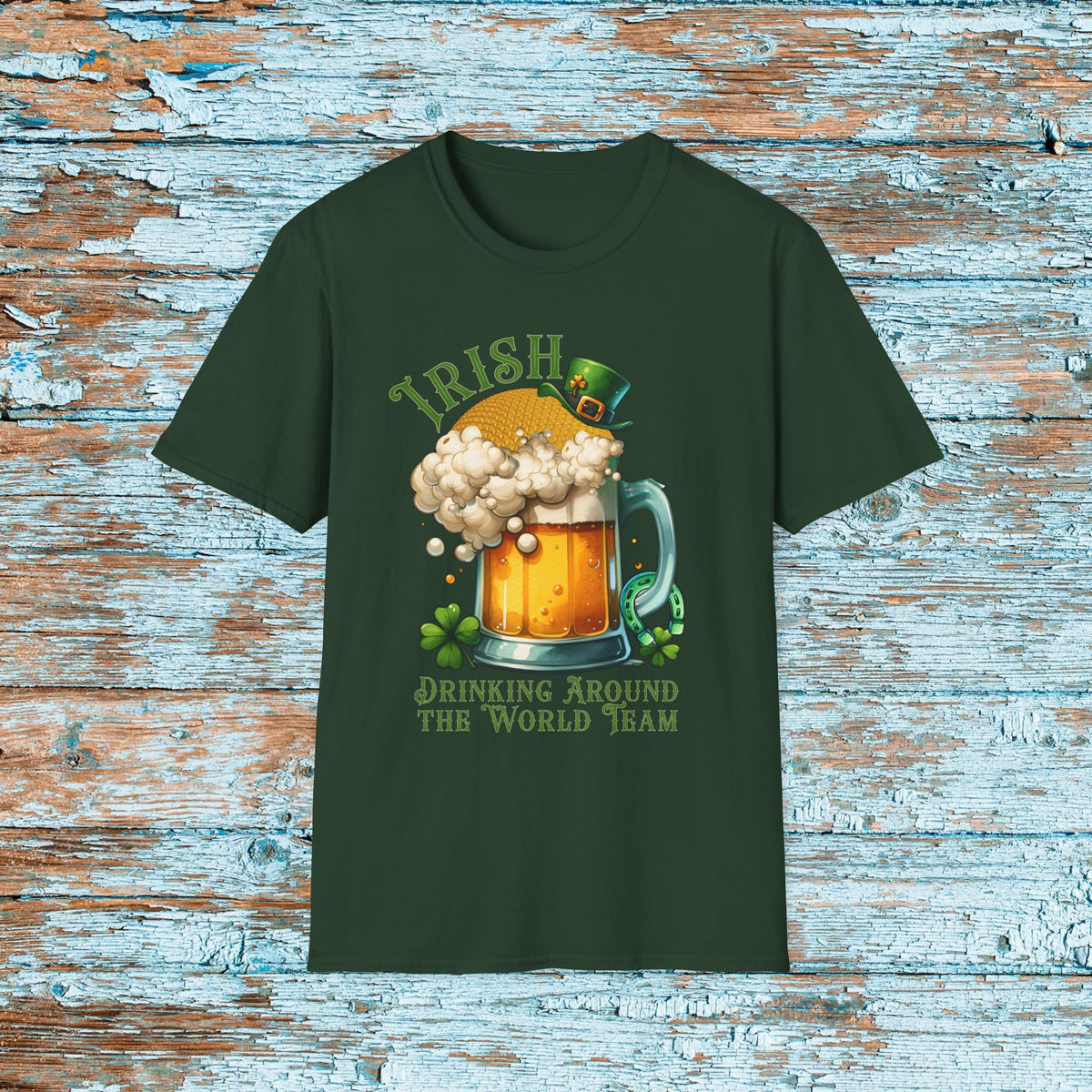 St. Patrick's Day EPCOT Drink Around The World  T-Shirt, Irish Drinking Club, Shamrock Shirt, Pinch Proof, Fun St. Paddy's Day