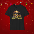 Fun Minion Character Nativity Whimsical Cartoon Christmas Unisex Softstyle T-Shirt Christian Xmas Shirt Family Matching