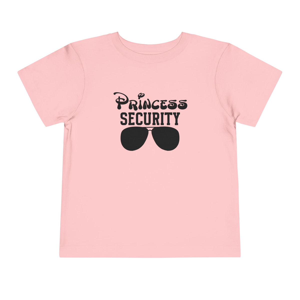 Princess Security Toddler Tee | Funny Family Matching Theme Park Disney Shirt | Sunglasses Badge Design