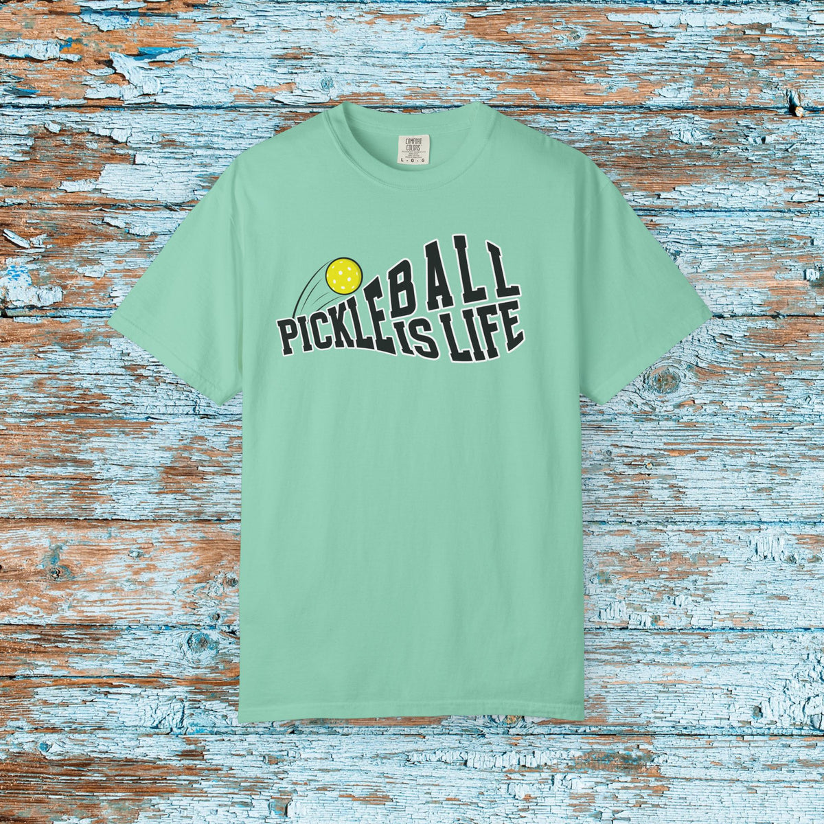 Comfort Colors Pickleball is Life Pickleball Paddle T-shirt Matching Team Shirt Gift for Mom Dad Pickleball Lover Player Gift