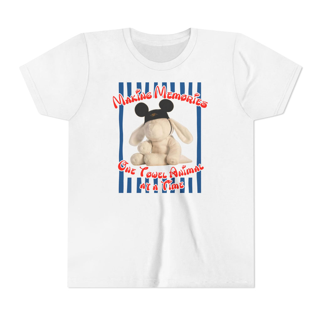 Towel Animal Cruise Youth T-shirt, Matching Family Shirt, Disney Cruise Vacation Shirt, DCL Evie Shirt