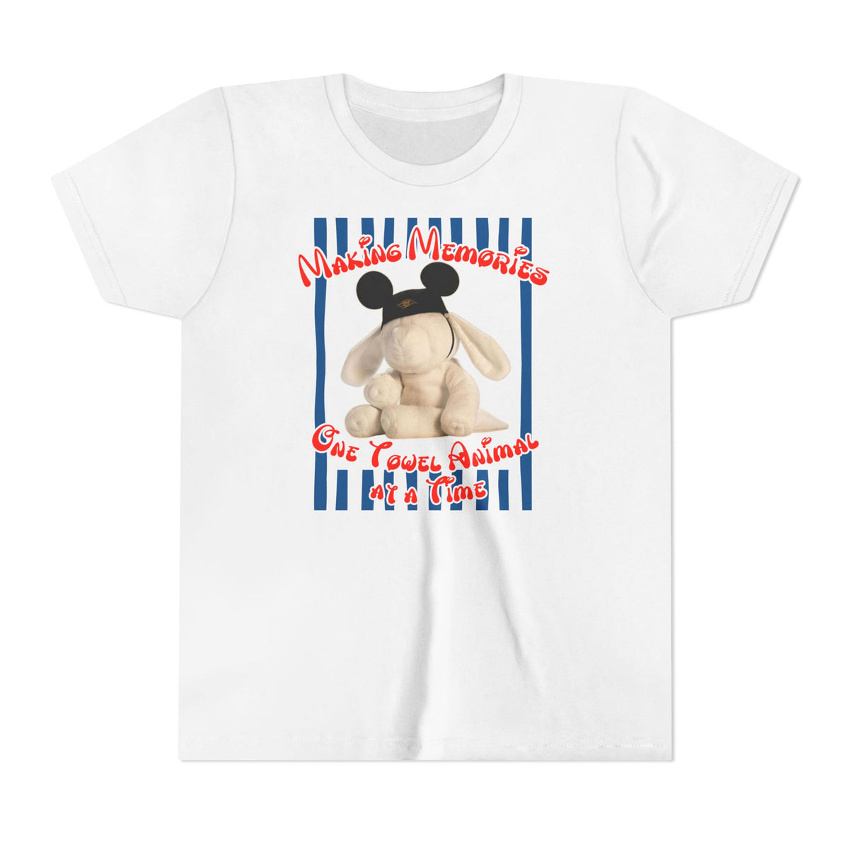 Towel Animal Cruise Youth T-shirt, Matching Family Shirt, Disney Cruise Vacation Shirt, DCL Evie Shirt