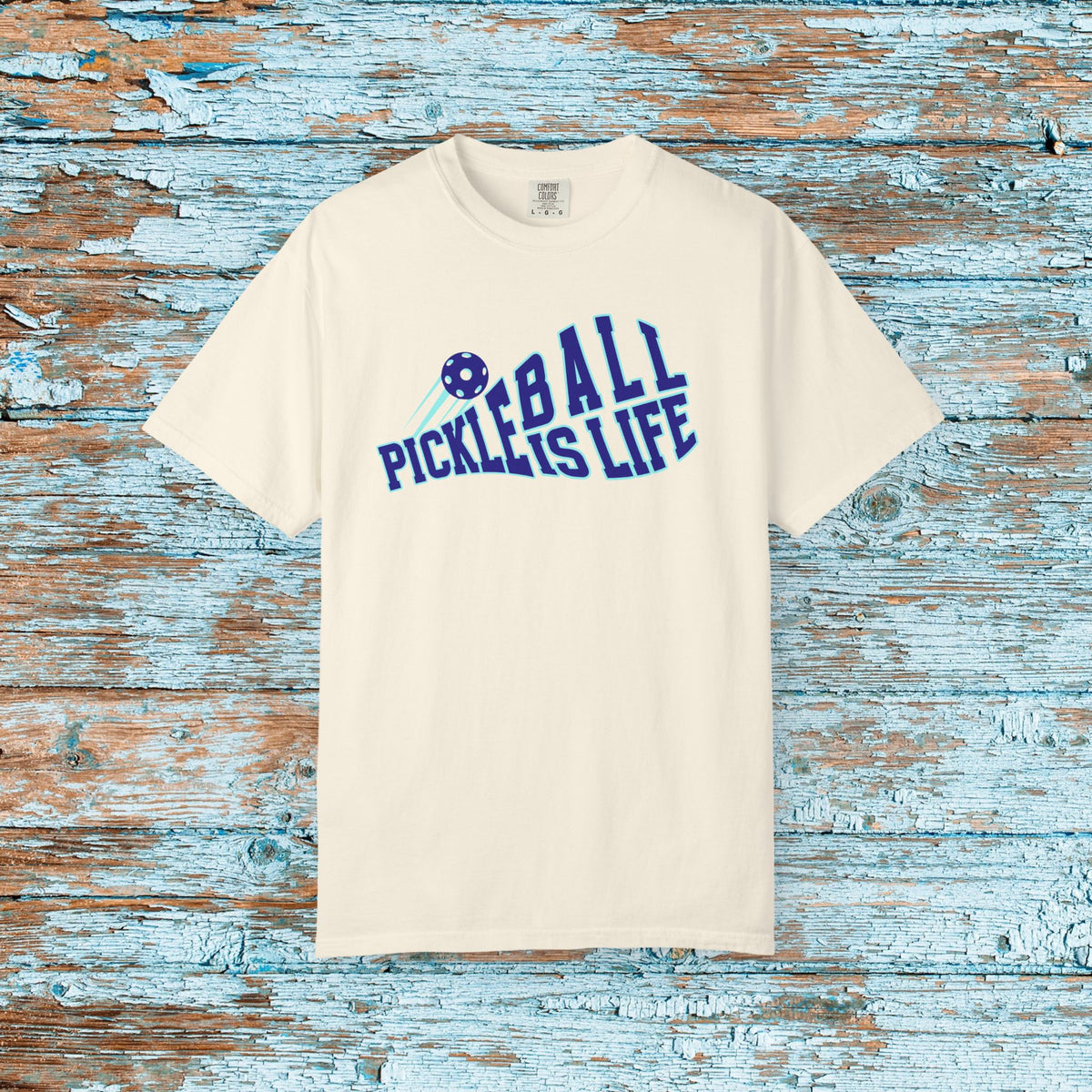 Comfort Colors Pickleball is Life Pickleball Paddle T-shirt Matching Team Shirt Gift for Mom Dad Pickleball Lover Player Gift