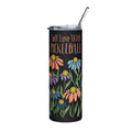 Pickleball Self Love Tumbler, Boho Floral Pickleball Cup, 20oz Stainless Steel Travel Mug, Pickleball Gift for Women, Mom, Grandma, Team