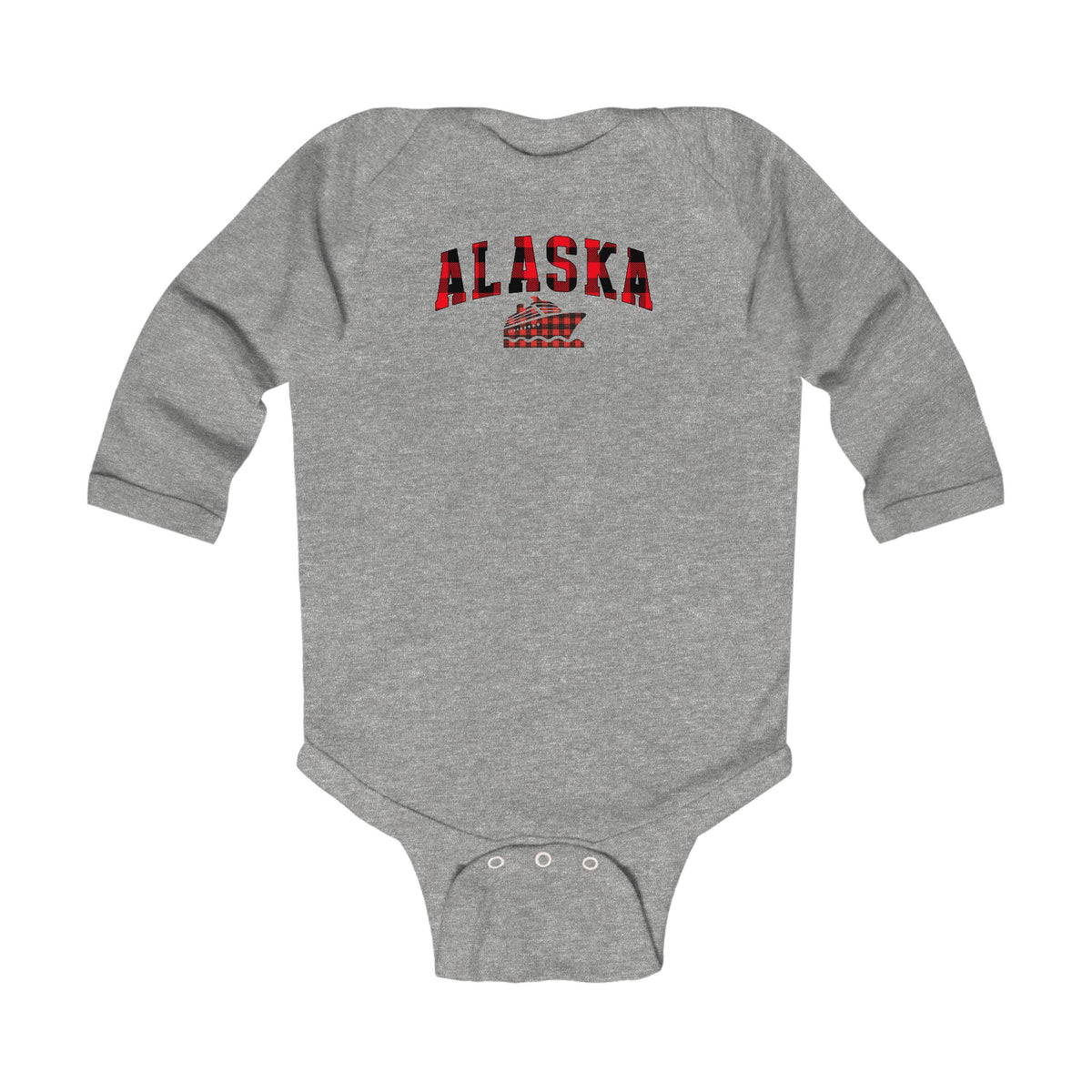 Infant Alaska Cruise Long Sleeve Bodysuit | Matching Family Cruise Alaska Shirt