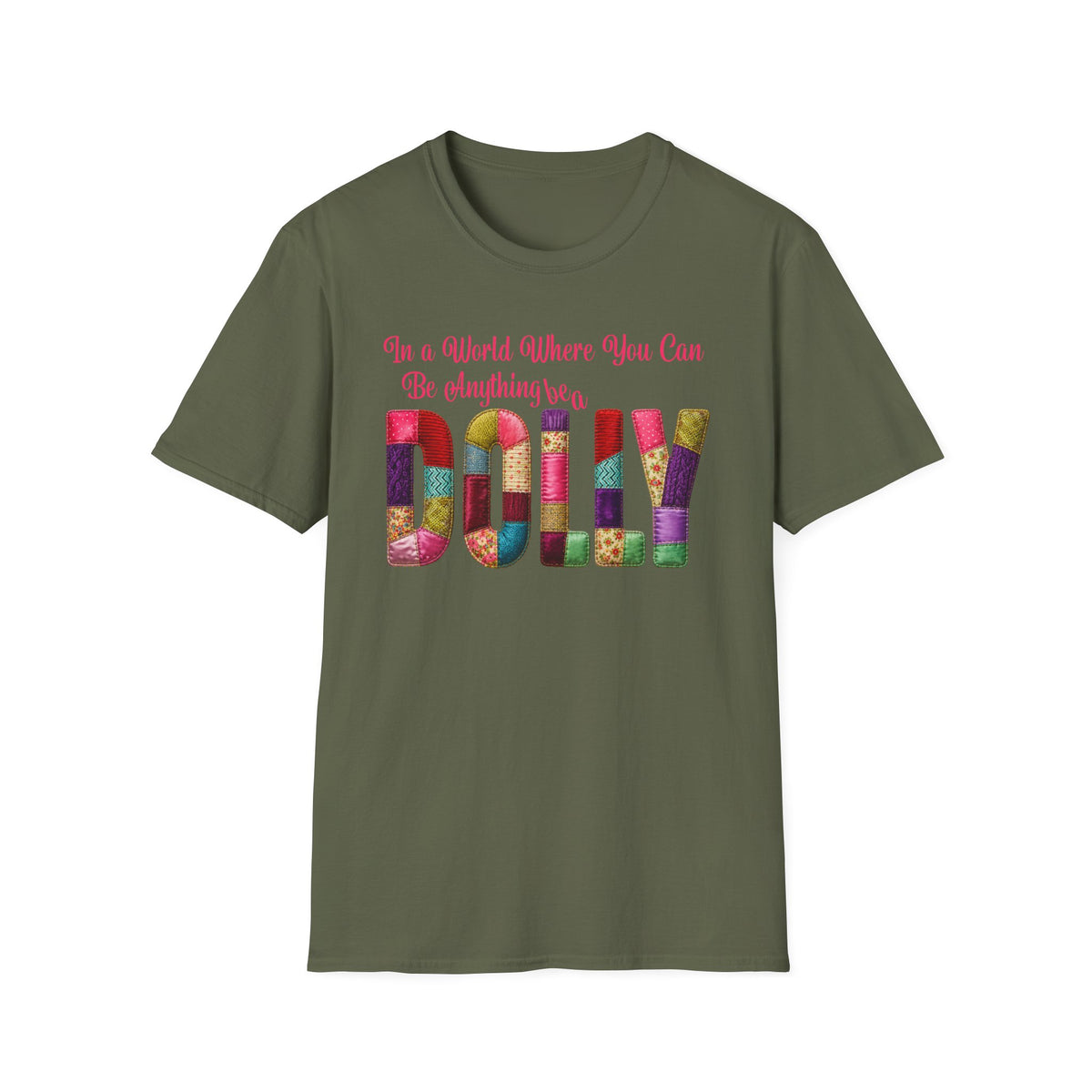 Dolly Tribute Shirt, Coat of Many Colors, Faux Quilt, Patchwork Aesthetic, Remember Dolly T-Shirt