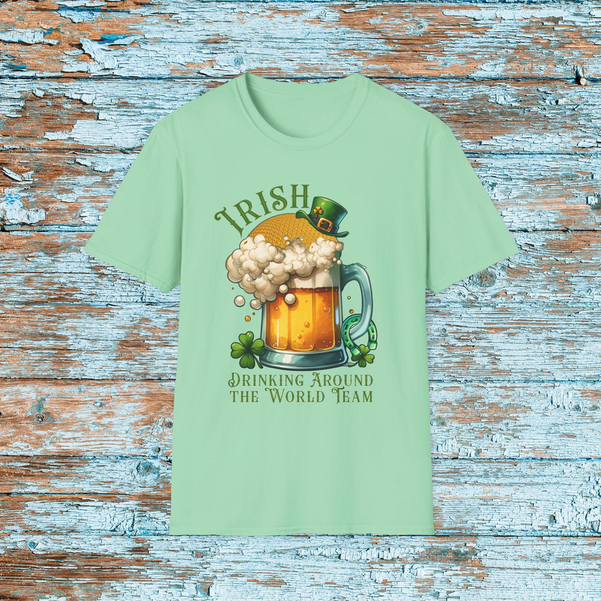 St. Patrick's Day EPCOT Drink Around The World  T-Shirt, Irish Drinking Club, Shamrock Shirt, Pinch Proof, Fun St. Paddy's Day