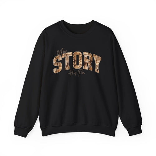 Christian Crewneck Sweatshirt, Jesus Shirt, God and Jesus Lover, Small Group Shirt. Church Sweater, Witness for Christ, His Pen, Pages Paper