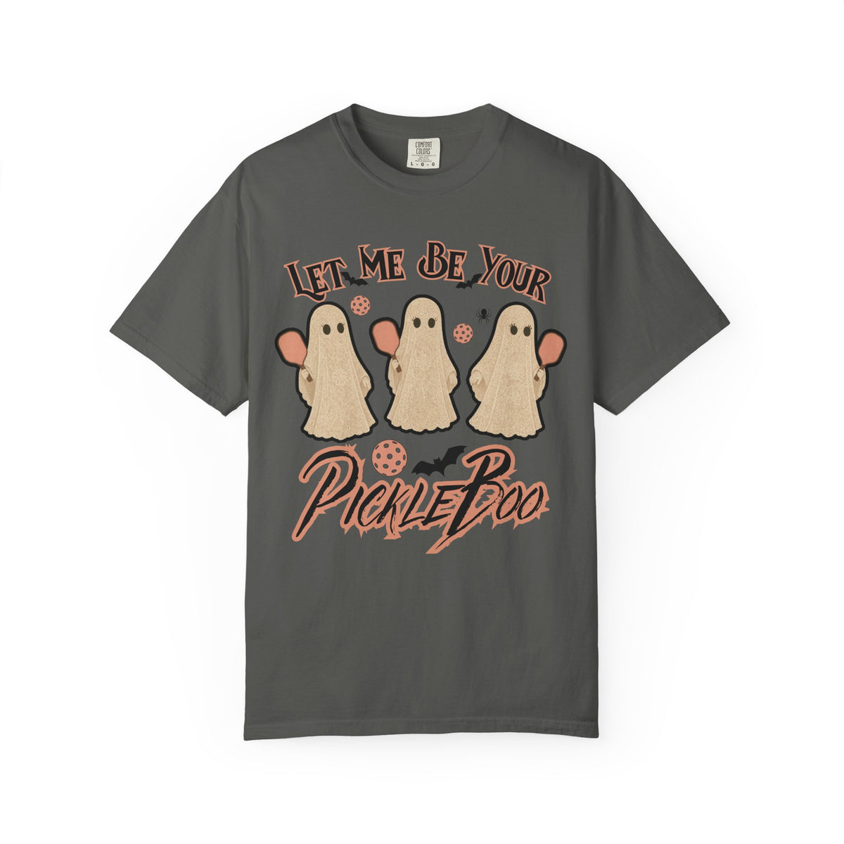 Pickleball Comfort Colors Halloween Ghost Shirt Cute Ghosts Playing Pickleball Boo Trick or Treat Fall Shirt for Pickleball Player
