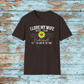 Funny Pickleball Shirt Gift for Husband from Wife, Pickleball Player Shirt, T-shirt for Hubby, Love Pickleball Shirt