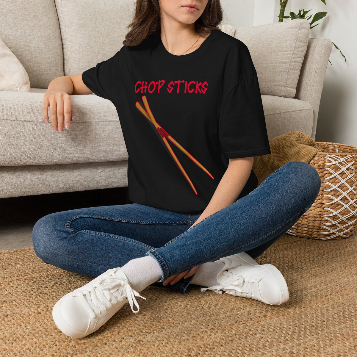 Funny Halloween Costume T-Shirt Chop Sticks, Food Costume Top, Office Group Costume Shirt, Matching Friends Family Shirt