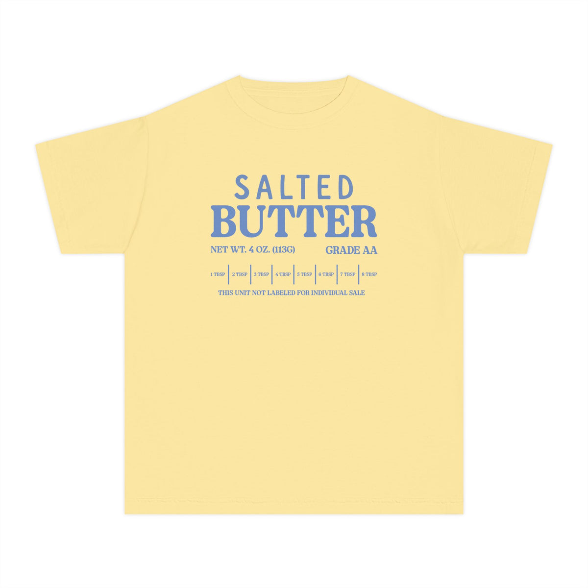 Funny Stick of Butter Costume Youth Tee | Halloween Humor