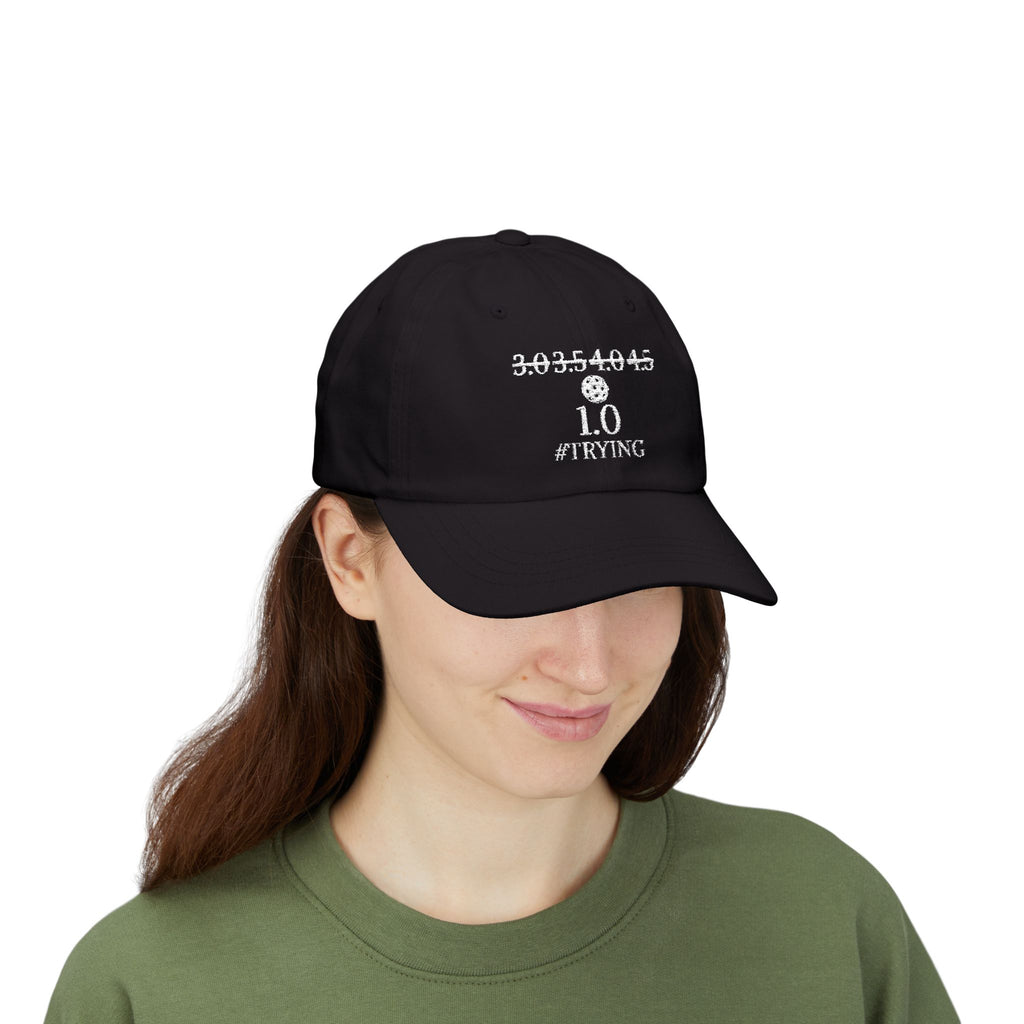 Funny Pickleball Embroidery Hat, Humorous Skill Grade, Classic Dad Cap, Learning Pickleball Sport Hat