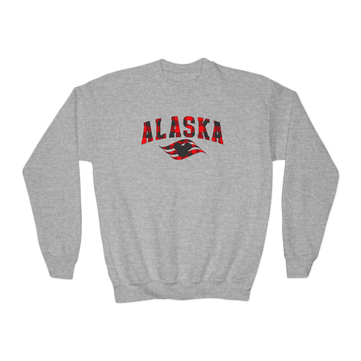Alaska Cruise Family Crewneck Youth Sweatshirt | Matching Group Travel Pullover