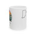 Personalized I Wish You Lived Next Door Ceramic Coffee Mug 11oz Best Gift for Bestie Best Friend Mug for Mom Grandma Mother's Day Cocoa Mug
