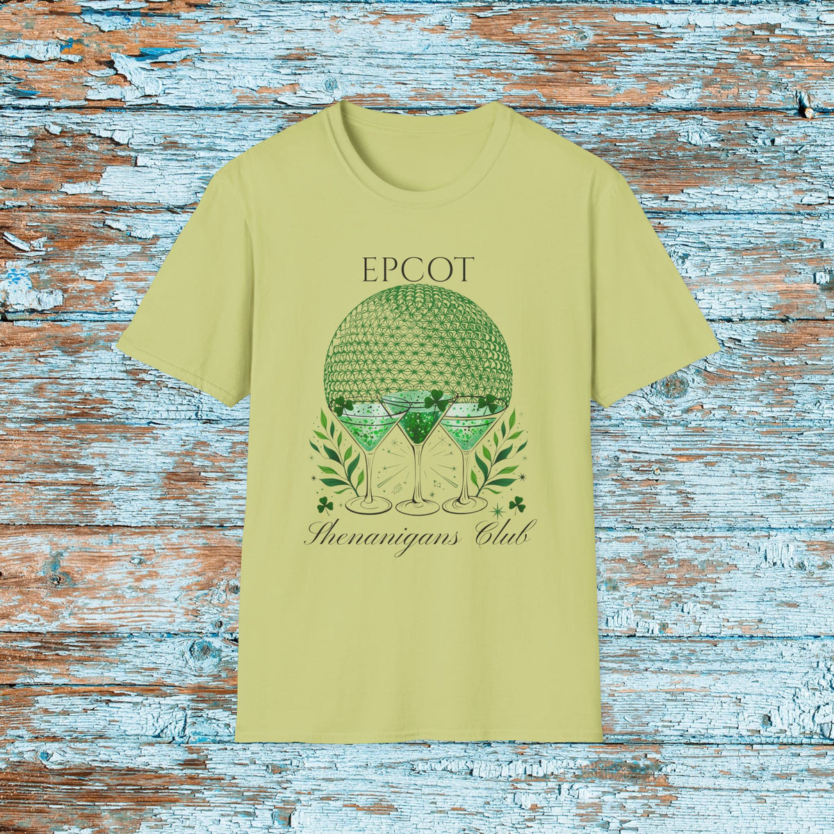 St. Patrick's Day EPCOT Drink Around The World  T-Shirt, Shenanigans Club, Shamrock Shirt, Pinch Proof, Fun St. Paddy's Day