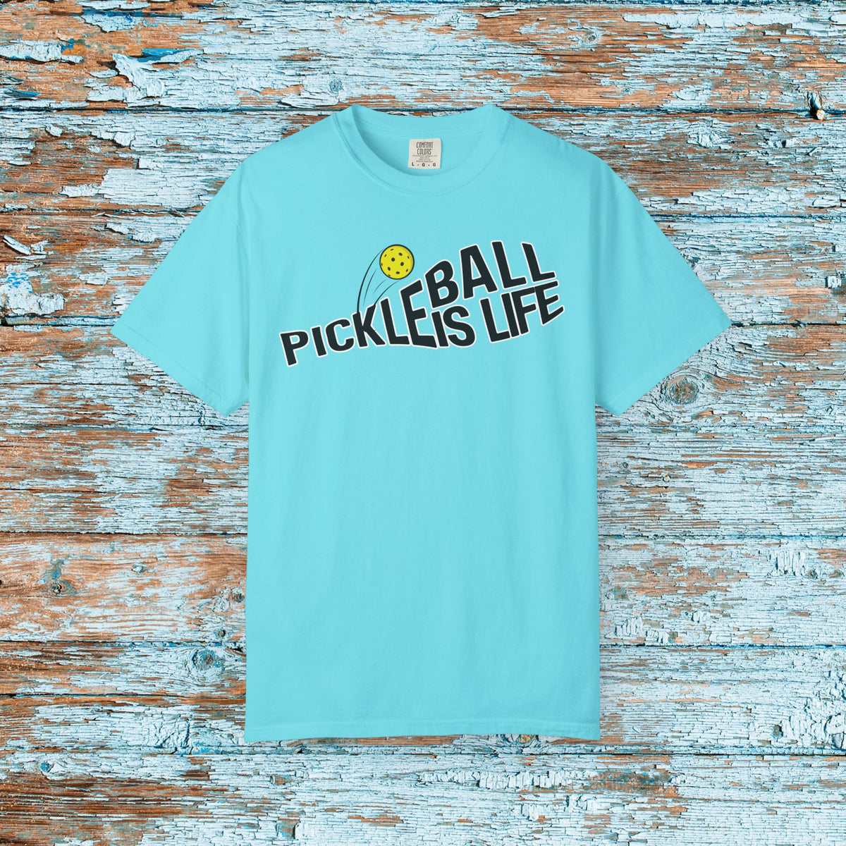 Comfort Colors Pickleball is Life Pickleball Paddle T-shirt Matching Team Shirt Gift for Mom Dad Pickleball Lover Player Gift