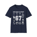 God Did It First Christian 6 7 Shirt, Bible Verse Faith Tee, Trendy Scripture T-Shirt, Sunday School Teacher Gift, Pastor Christian Apparel