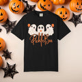 Pickleball Comfort Colors Halloween Ghost Shirt Cute Ghosts Playing Pickleball Boo Trick or Treat Fall Shirt for Pickleball Player
