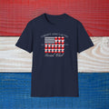 Liberty and Lattes Patriotic American Flag Crewneck Sweatshirt, Coffee Lover Gift, 1776 Shirt, July 4th Sweater, 250th Celebration