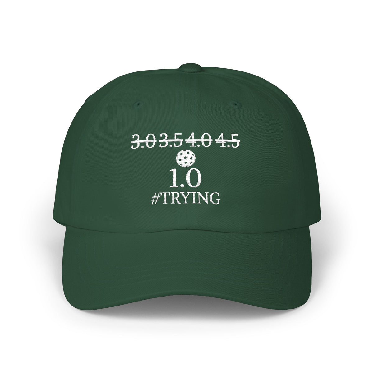 Funny Pickleball Embroidery Hat, Humorous Skill Grade, Classic Dad Cap, Learning Pickleball Sport Hat