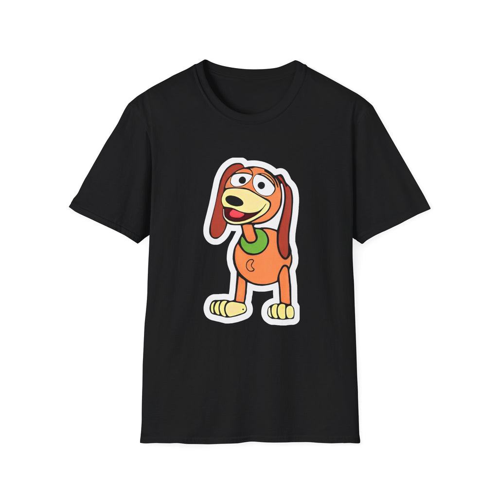 Slinky Dog Head Funny Halloween Group Costume, Funny Office Costume, Halloween Party Group Costume, Unisex Softstyle T-Shirt