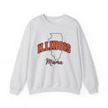 Custom Illinois Mama, Illinois Pride, University School Sweater, Fun Mom Shirt, Freshman Mom Gift, Unisex Crewneck Sweatshirt