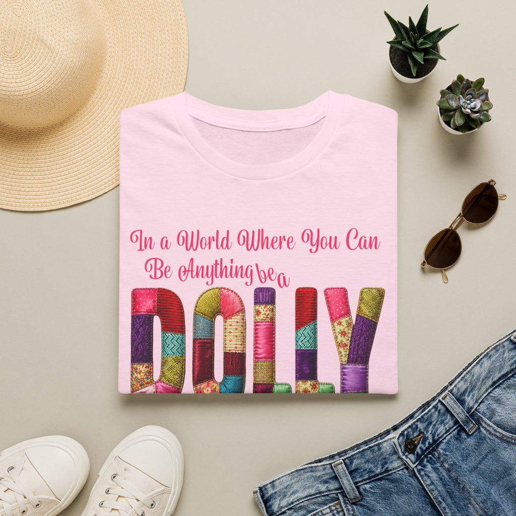 Dolly Tribute Shirt, Coat of Many Colors, Faux Quilt, Patchwork Aesthetic, Remember Dolly T-Shirt