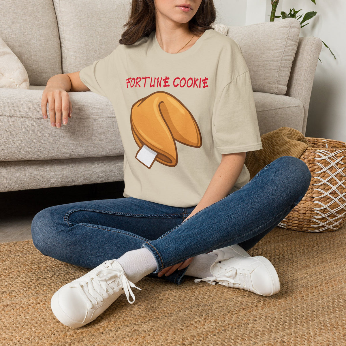 Funny Halloween Costume T-Shirt Fortune Cookie, Food Costume Top, Office Group Costume Shirt, Matching Friends Family Shirt