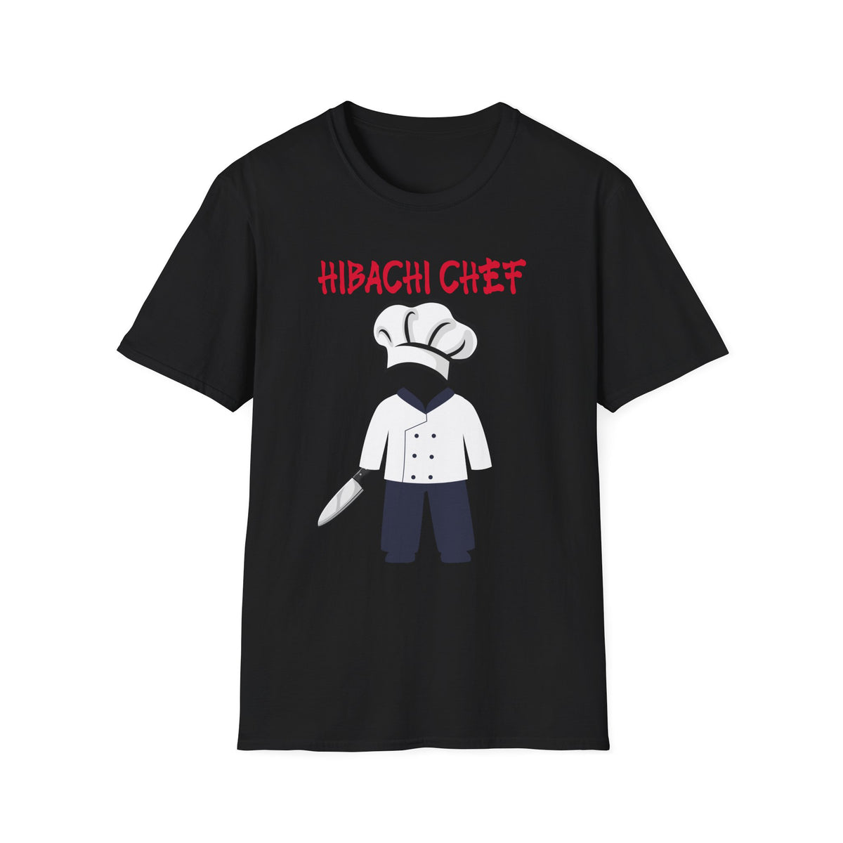 Funny Halloween Costume T-Shirt Hibachi Chef, Food Costume Top, Office Group Costume Shirt, Matching Friends Family Shirt