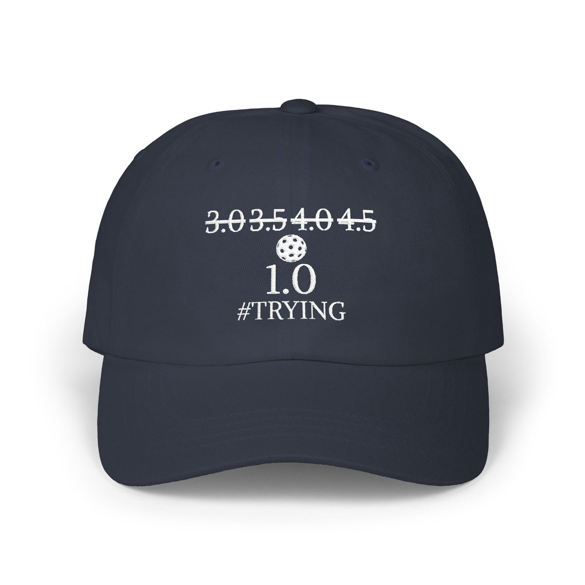 Funny Pickleball Embroidery Hat, Humorous Skill Grade, Classic Dad Cap, Learning Pickleball Sport Hat