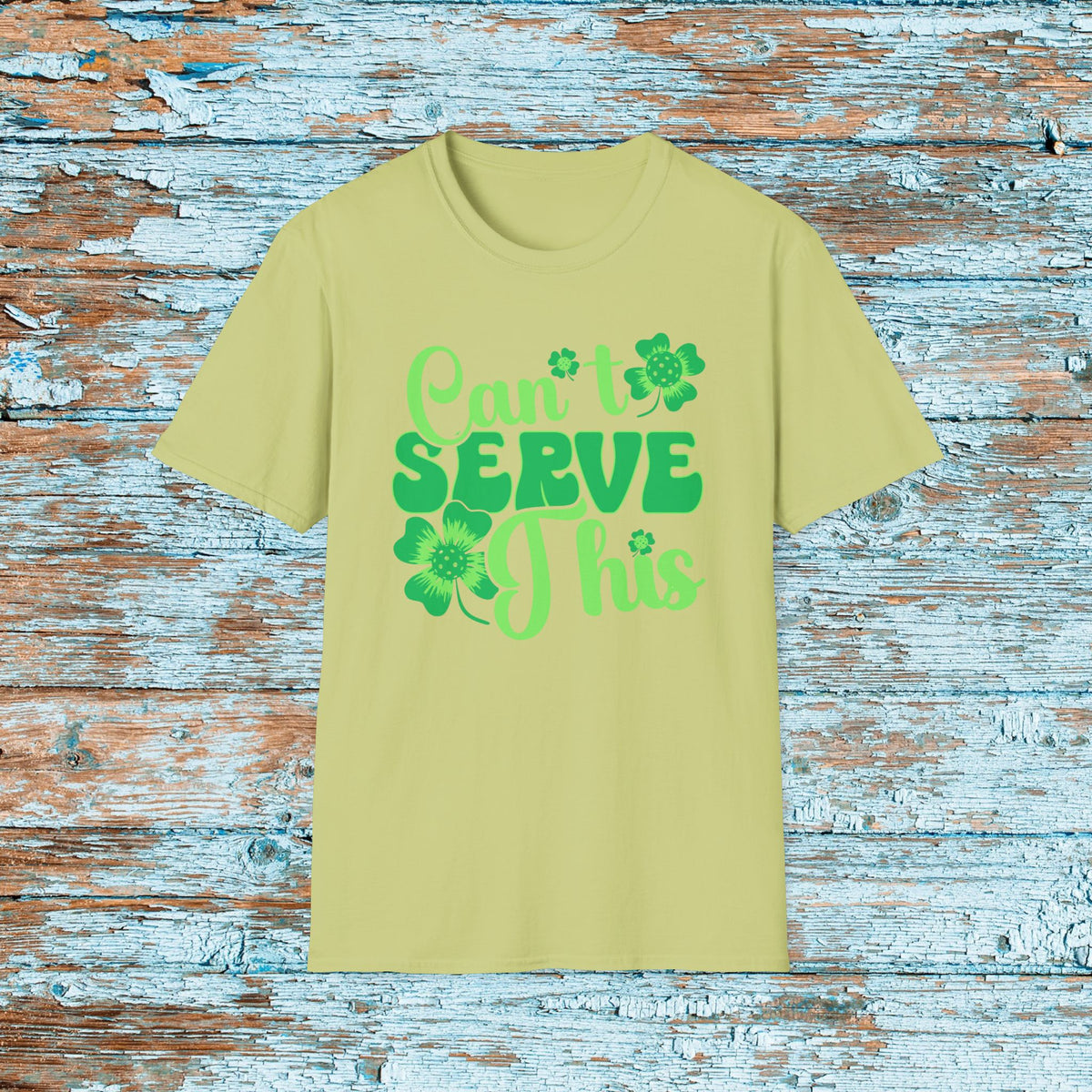 St Patricks Day Shirt, Can't Serve This Pickleball Shirt, Funny Pickleball T Shirt, Pickleball Tee, Leprechaun Pickleball Gift, Player Shirt