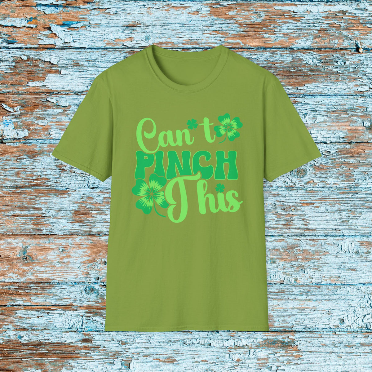 St. Patrick's Day T-Shirt, Green Can't Pinch This, Shamrock Shirt, Pinch Proof, Fun St. Paddy's Day