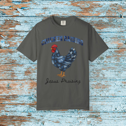 Comfort Colors Chicken Shirt, Cute Christian Shirt For Women,Jesus Shirt,Christian Gift, Christian Christmas Shirt,Love and Grace Shirt
