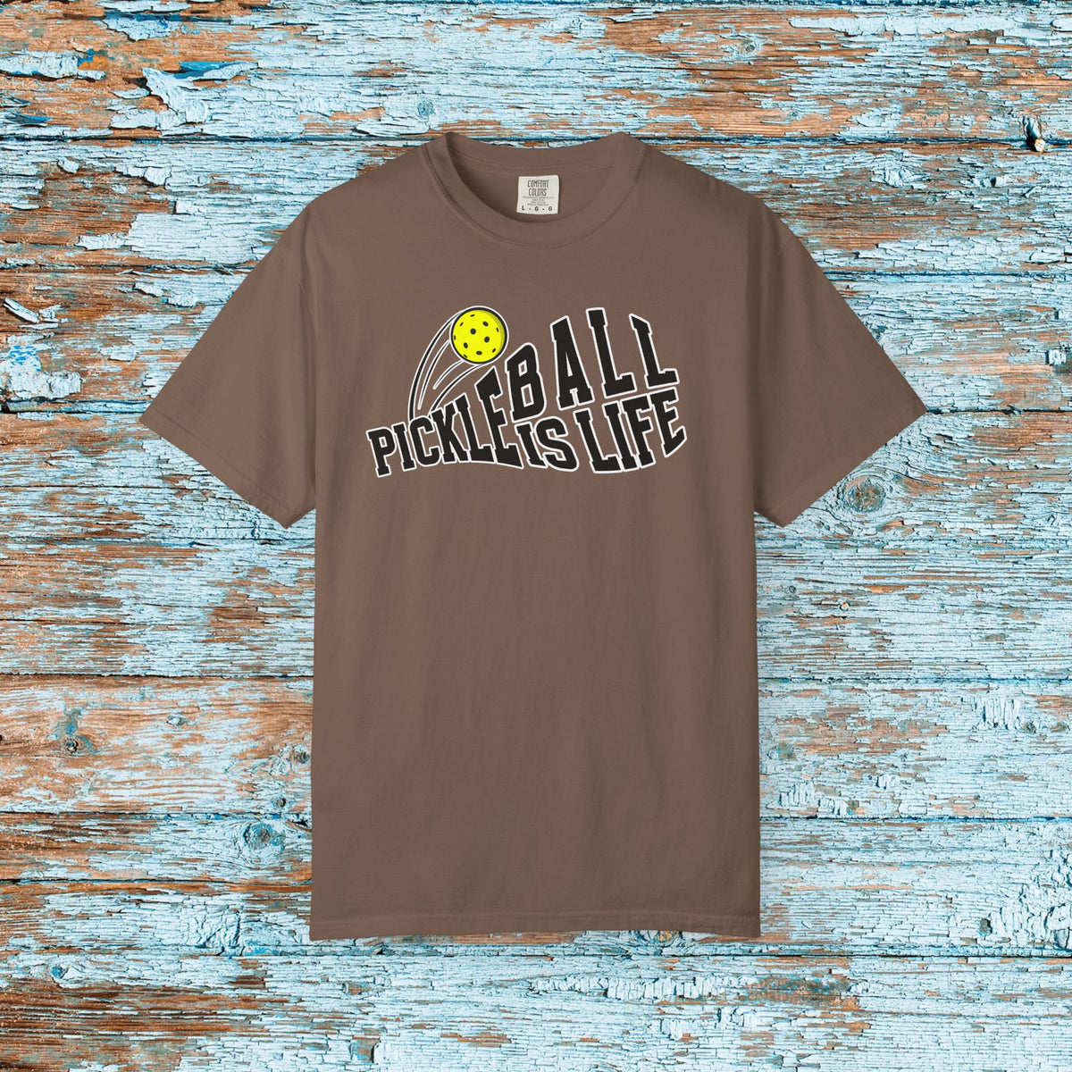 Comfort Colors Pickleball is Life Pickleball Paddle T-shirt Matching Team Shirt Gift for Mom Dad Pickleball Lover Player Gift