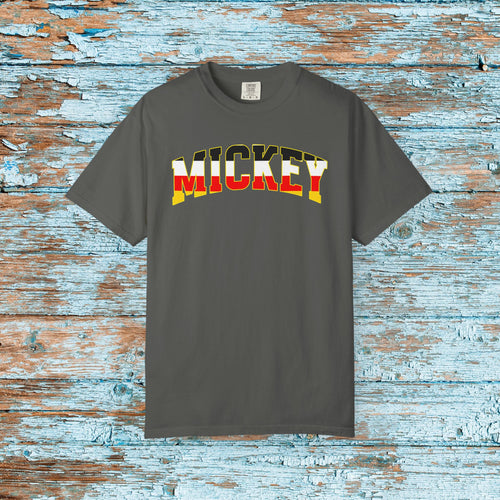 Comfort Colors Mickey Shirt College Font Magical Matching Family Theme Park Kingdom Vacation Shirt