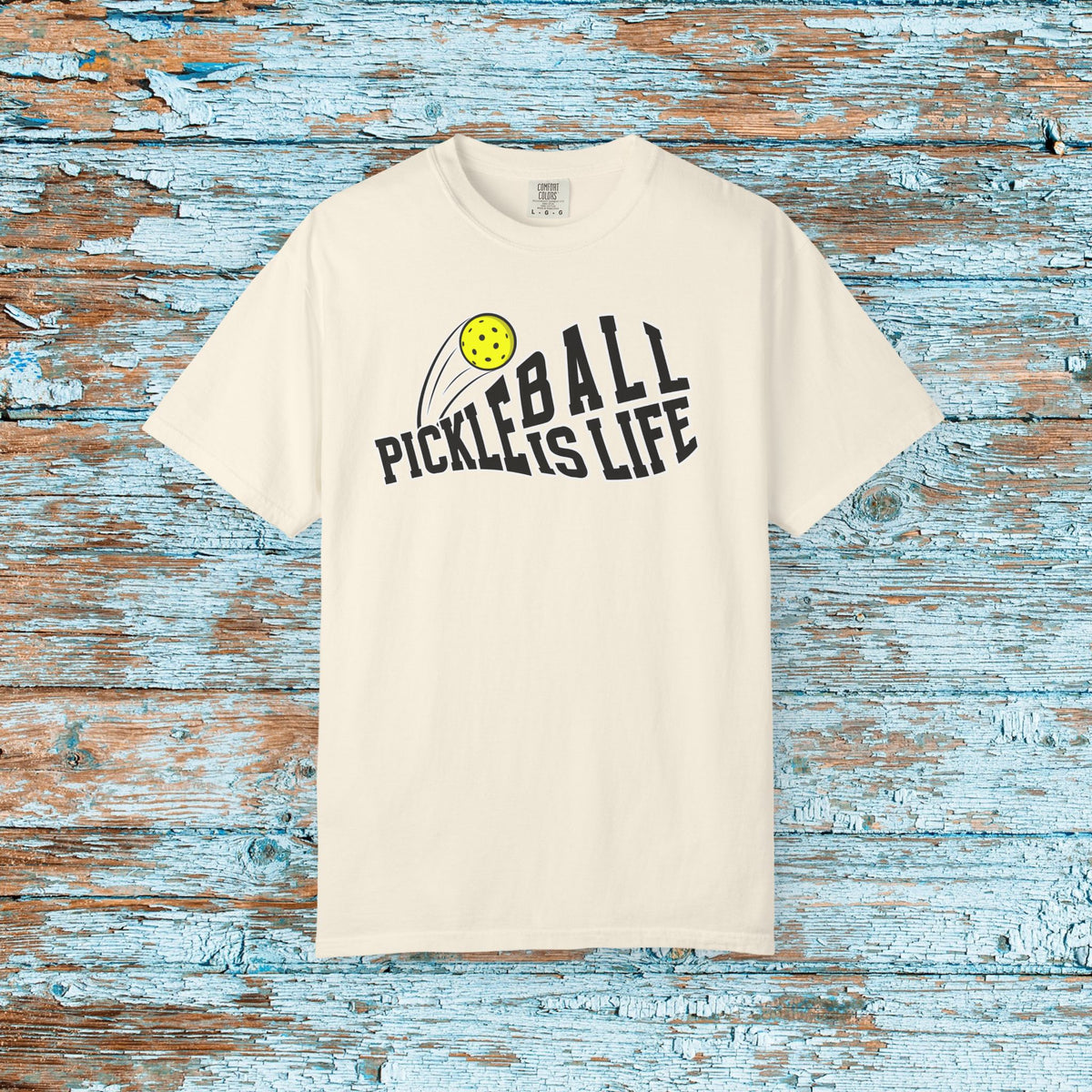 Comfort Colors Pickleball is Life Pickleball Paddle T-shirt Matching Team Shirt Gift for Mom Dad Pickleball Lover Player Gift