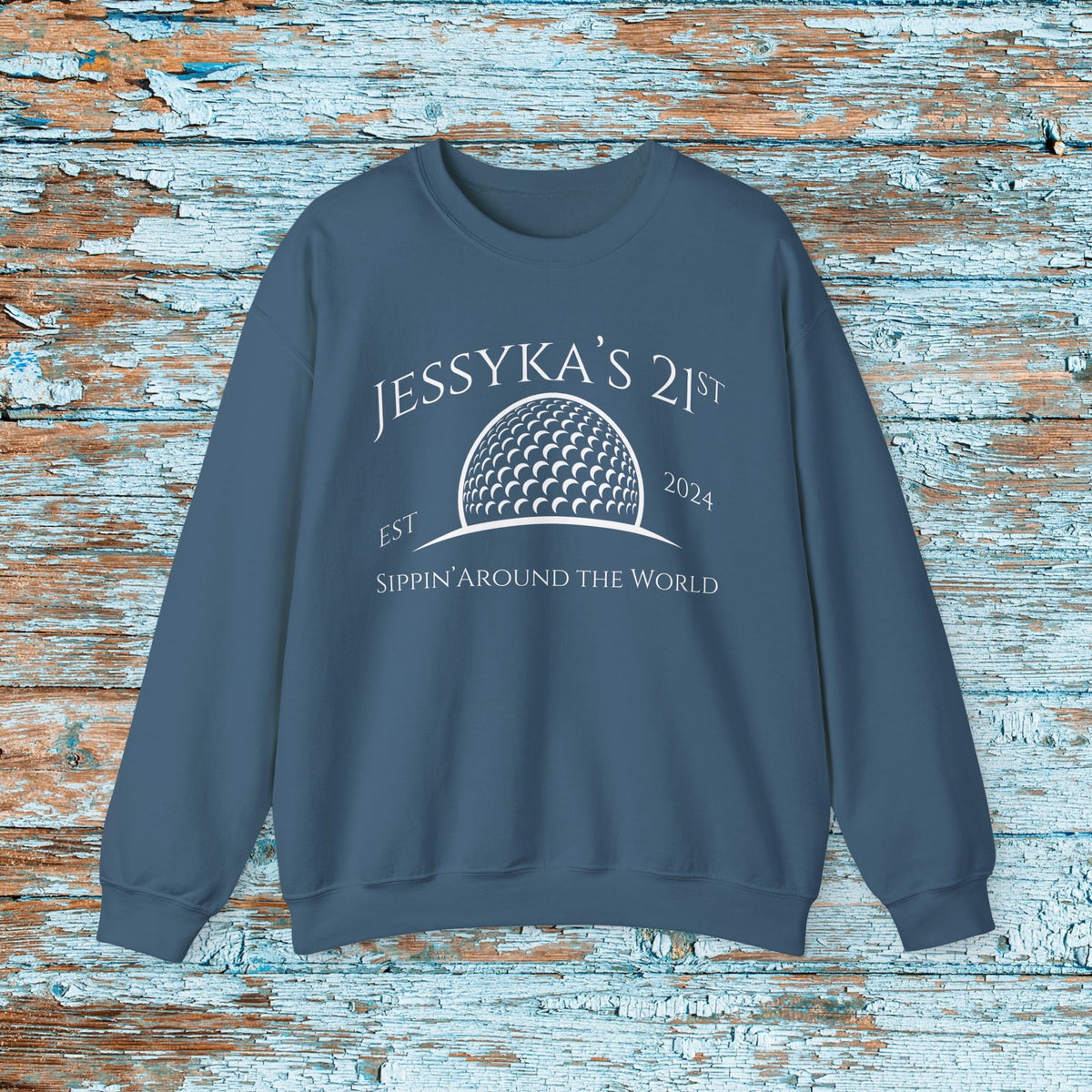 Custom Funny Disney Epcot World Tour 21st Birthday Sweatshirt Drink Around The World Food and Wine Drinking Squad Shirt World Traveler
