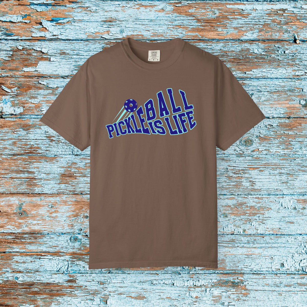 Comfort Colors Pickleball is Life Pickleball Paddle T-shirt Matching Team Shirt Gift for Mom Dad Pickleball Lover Player Gift