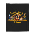 Jesus Mickey Mouse Nativity Blanket, Disney Christmas Blanket, Mickey and Friends Holiday Throw, Cozy Xmas Gift Faith Family Christian Decor