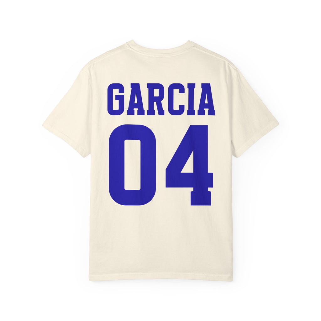 Custom Teacher Team T-shirt | Garment-Dyed School Spirit Tee, Custom Grade and School, Personalized Name & Number