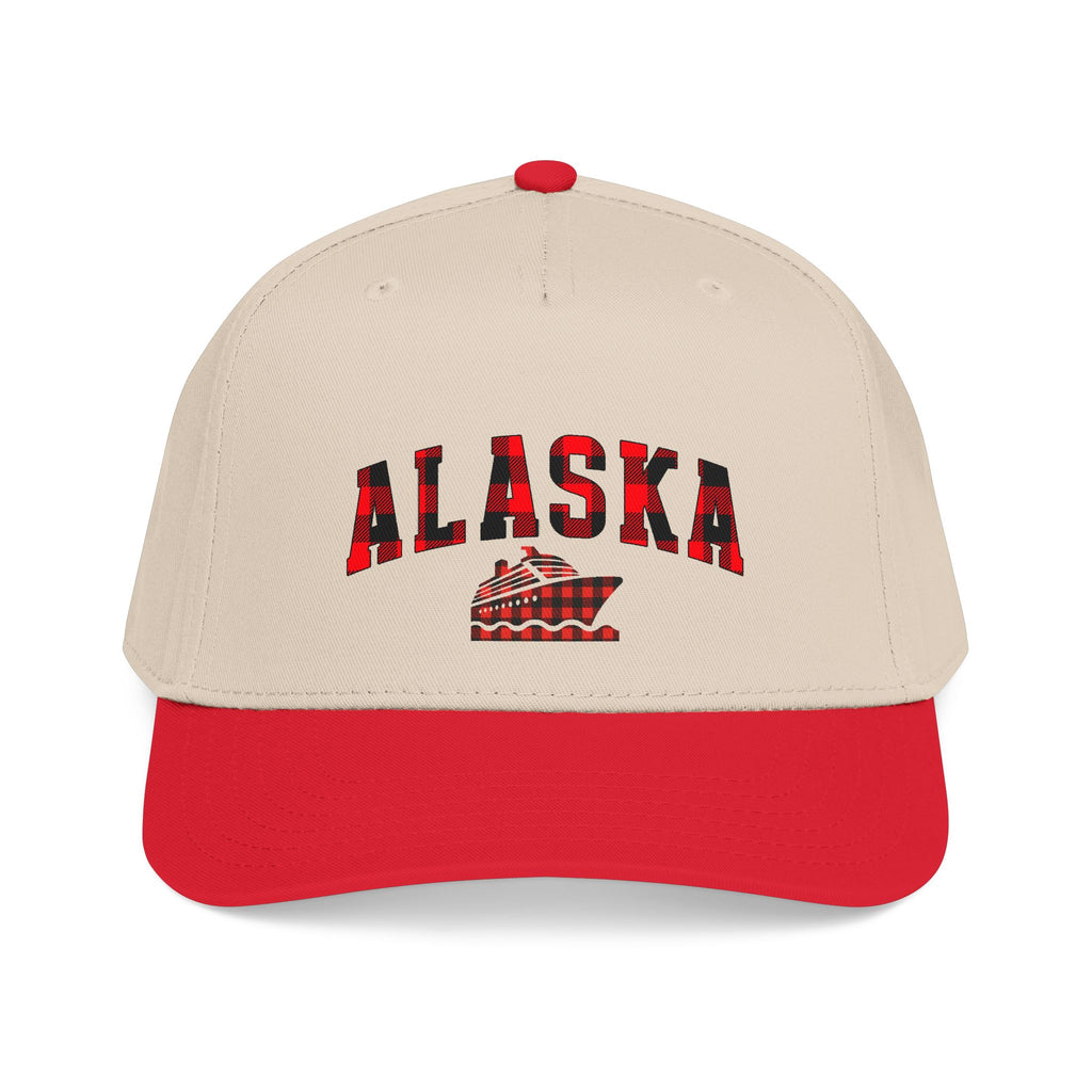 Alaska Buffalo Plaid Cruise Cap | Mid Profile Baseball Cap, Matching Family Cruise Hat