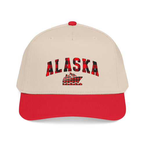 Alaska Buffalo Plaid Cruise Cap | Mid Profile Baseball Cap, Matching Family Cruise Hat